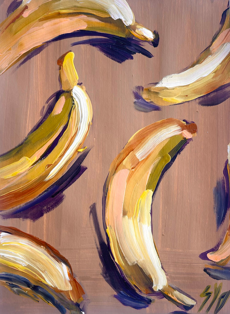 This is a close up depiction of bananas